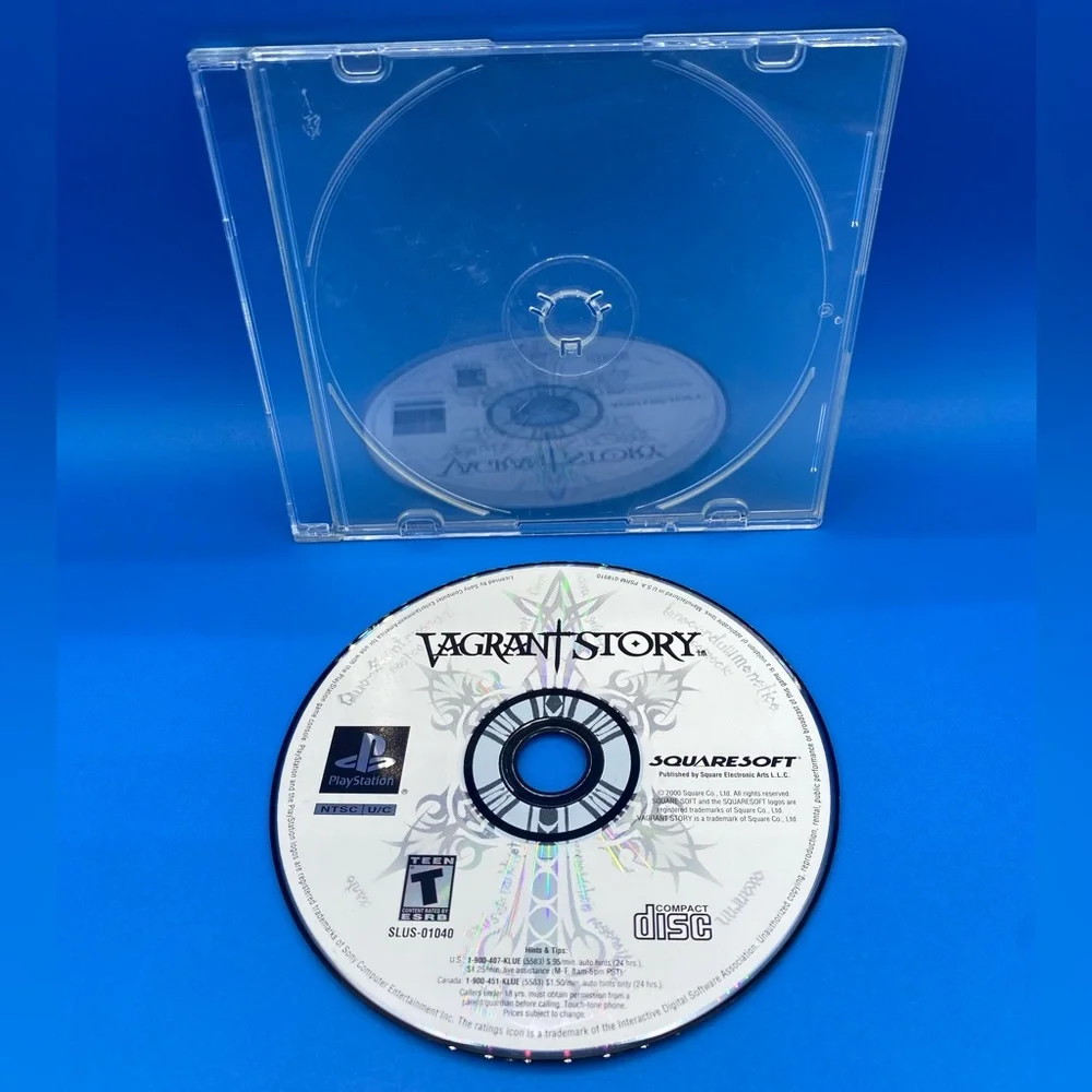 Vagrant Story (Sony PlayStation 1, 2000) PS1 Video Game - DISC ONLY - Tested - Picture 2 of 3